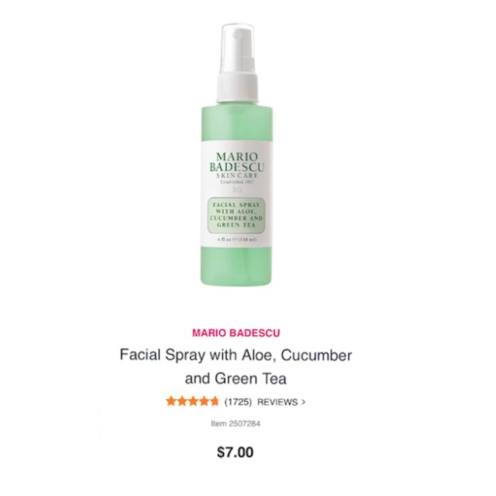 Mario Badescu facial spray